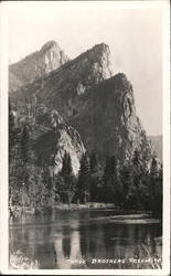 Three Brothers at Yosemite Postcard