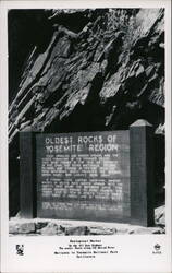 Oldest Rocks of the Yosemite Region Postcard