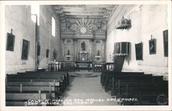 Church Mission San Miguel Archangel California Postcard Postcard Postcard