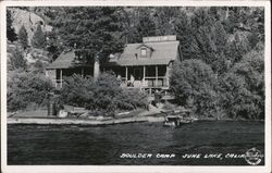 Boulder Camp June Lake, CA Postcard Postcard Postcard