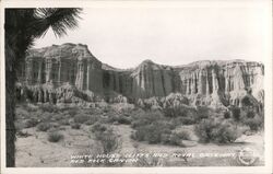 White House Cliffs and Royal Gateway, Red Rock Canyon Cantil, CA Postcard Postcard Postcard