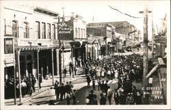 C. Street Va. City Nev. Postcard