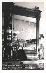 The Mysterious Clock at The Crystal Bar Postcard