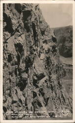 High Scalers on Canyon Wall of Boulder Dam Postcard