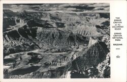 Grand Canyon and Colorado River Arizona Grand Canyon National Park Postcard Postcard Postcard