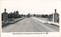 Highway Bridge Across the Hassayampa River Wickenburg, AZ Postcard Postcard Postcard