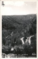 Switchbacks on Scenic Oak Creek Highway Flagstaff to Prescott Postcard