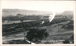 Viaduct over R.R. Yards Postcard