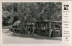 Snack Bar and Patio at Thompson's Summit Grove Postcard