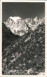 Mt. Muir and Mt. Whitney from New Highway to Hunter's Flats Postcard