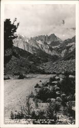 Mt. Whitney from Lone Pine Postcard