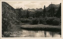 North Fork Bishop Creek at Lake Sabrina Camp Postcard