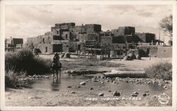 Taos Indian Pueblo Postcard