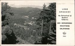 Lake Gregory Crestline, CA Postcard Postcard Postcard