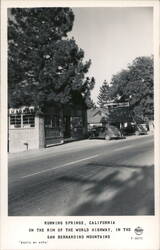 Running Springs, California on the rim of the world highway, in the San Bernardino Mountains Postcard