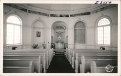 Rosicrucian Fellowship Temple Interior Postcard