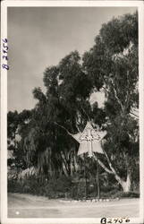 Rosicrucian Fellowship Temple Sign Postcard