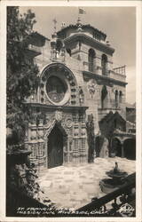 St. Francis Atrio Mission Inn Postcard