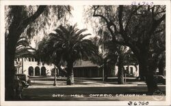 City Hall Ontario, California Postcard Postcard Postcard