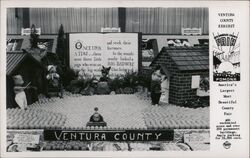 Ventura County Exhibit at Los Angeles County Fair Postcard