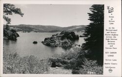 A Scene at Silver Lake California Postcard Postcard Postcard