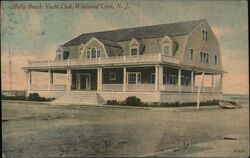 Holly Beach Yacht Club, Wildwood Crest Postcard