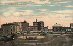 City Square, Springfield, MO Postcard