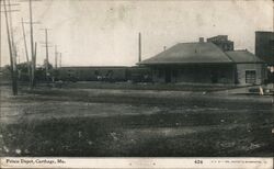 Frisco Depot, Carthage Missouri Postcard Postcard Postcard