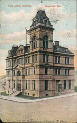 Post Office Building, Hannibal, MO Postcard