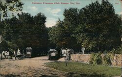 Entrance Evanston Club, Kansas City Missouri Postcard Postcard Postcard