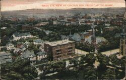 Bird's Eye View of Lincoln, Nebraska from Capitol Dome Postcard Postcard Postcard