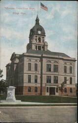 Yellowstone County Court House, Billings, Montana Postcard