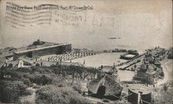 Birds Eye View East Garrison Fort McDowell CA California Postcard Postcard Postcard