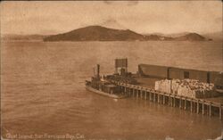 Goat Island, San Francisco Bay California Postcard Postcard Postcard