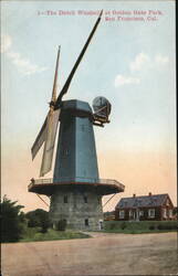 Dutch Windmill, Golden Gate Park Postcard