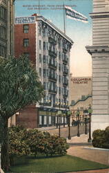 Hotel Stewart, from Union Square, San Francisco Postcard