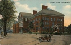 Malden High School Massachusetts Postcard Postcard Postcard