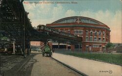 Sullivan Square Terminal, Charlestown, MA Postcard