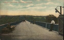 Washington and Berkeley Bridge, Williamsport, MD Postcard