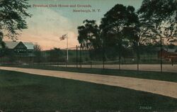 Powelton Club House and Grounds, Newburgh, NY Postcard