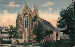 St. Paul's Episcopal Church, Brockton, Mass. Postcard