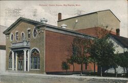 Colonial Opera House, Big Rapids Postcard