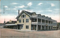 Colonial Tavern and Palm Garden, South Haven Postcard