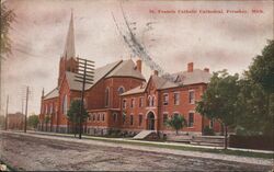 St. Francis Catholic Cathedral, Petoskey Michigan Postcard Postcard Postcard