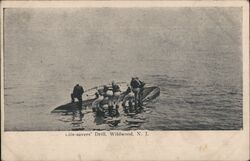 Life-savers' Drill, Wildwood Postcard