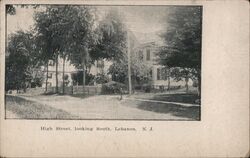 High Street, Looking South, Lebanon NJ New Jersey Postcard Postcard Postcard