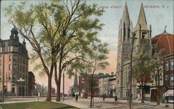 Broad Street, Newark NJ Postcard