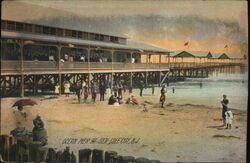 Ocean Pier at Sea Isle City Postcard