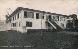 Amusement Pavilion, Skalla Park Postcard