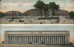 New State Normal College, Albany, New York Postcard